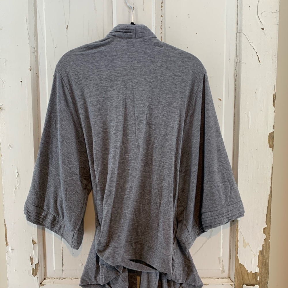 Strazzi Grey Robe with Belt - Picture 7 of 7